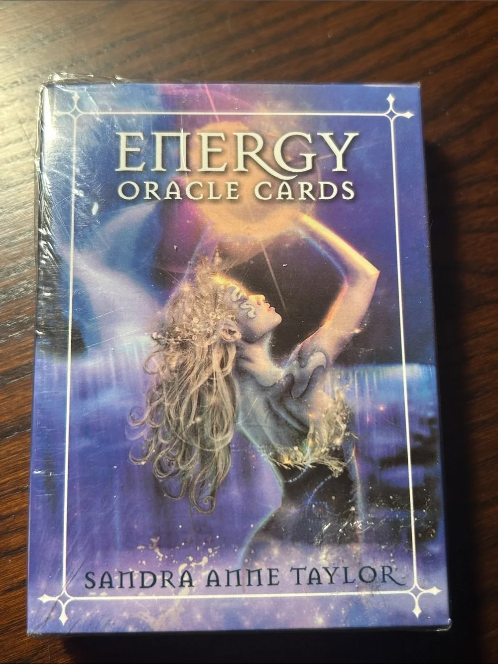 Energy Oracle Cards by Sandra Anne Taylor - Purple Blue Deck - Picture 1 of 2